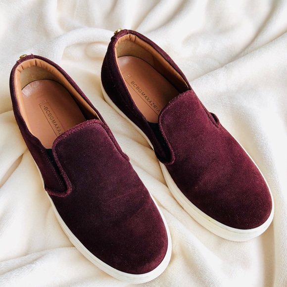 BCBGMaxAzria Shoes - BCBGMAXAZARIA Dawsen Suede slip on sneakers